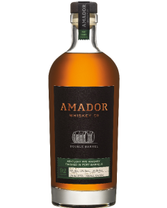 AMADOR WHISKEY CO DOUBLE BARREL RYE WHISKEY & PORT - 0177B