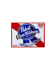 PABST BLUE RIBBON 30 CAN