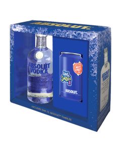 ABSOLUT VODKA 750ML WITH 1 ALUMINUM CAN - 0252B