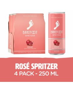BAREFOOT 4PK ROSE