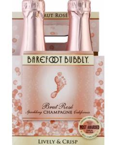 BAREFOOT 4PK BRUT ROSE