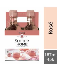 SUTTER HOME 4PK ROSE