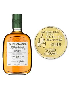 BUCHANAN'S SELECT 15 YEARS OLD BLENDED MALT SCOTCH - 1480B