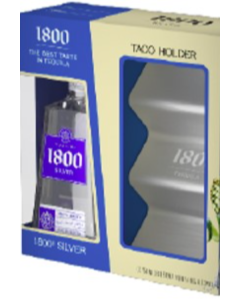 1800 Silver Taco Holder Gift - 1693B