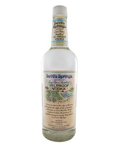 DEVIL'S SPRINGS 151 PROOF VODKA - 2662B