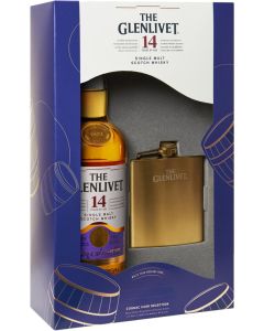 GLENLIVET 14 750ML WITH FLASK - 3686B
