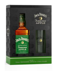 JACK DANIELS APPLE W GLASS - 4942B