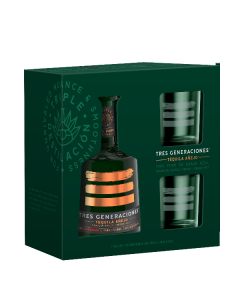 TRES GENERACIONES ANEJO WITH GLASSES - 5874B
