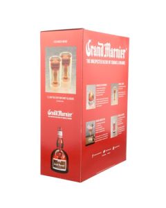 GRAND MARNIER GLENCAIRN X 2 GIFT SET - 3859B